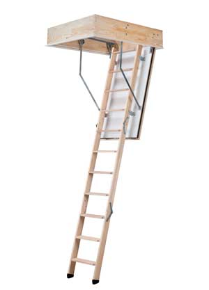 Fire-resistant loft ladder 