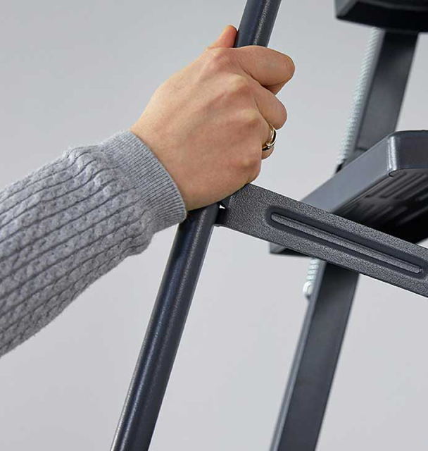Telescopic handrail in steel for SOGEM CONFORT ladders