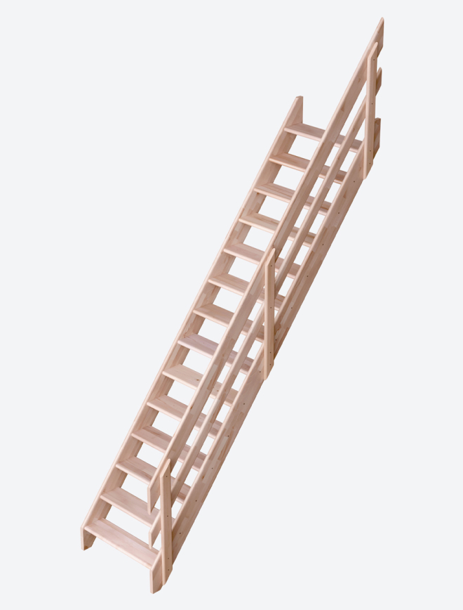 Miller’s staircase in kit – COTTAGE LARGE in beech 