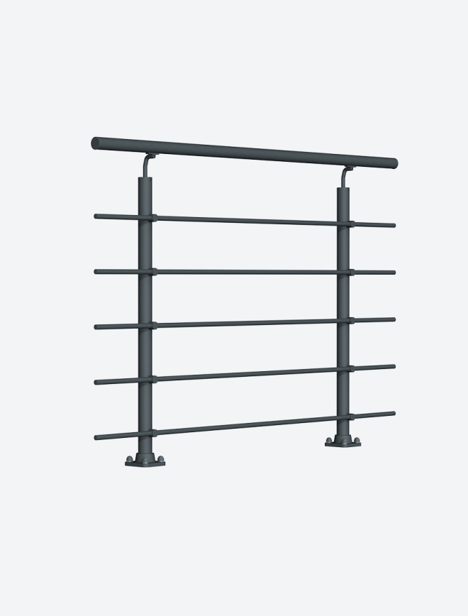 Balustrade kit NEW RONDO RAL 7016