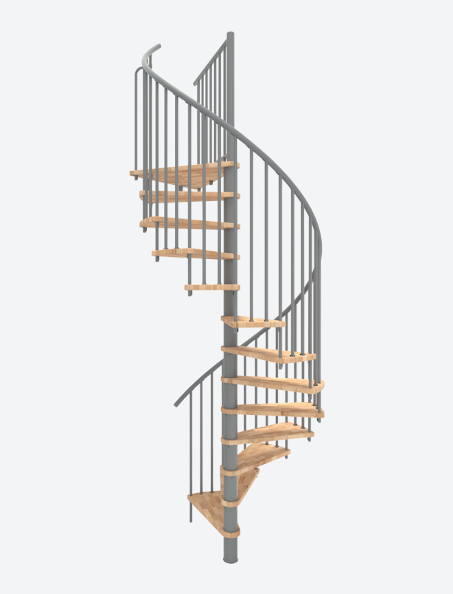 Spiral staircase SIGMA Black