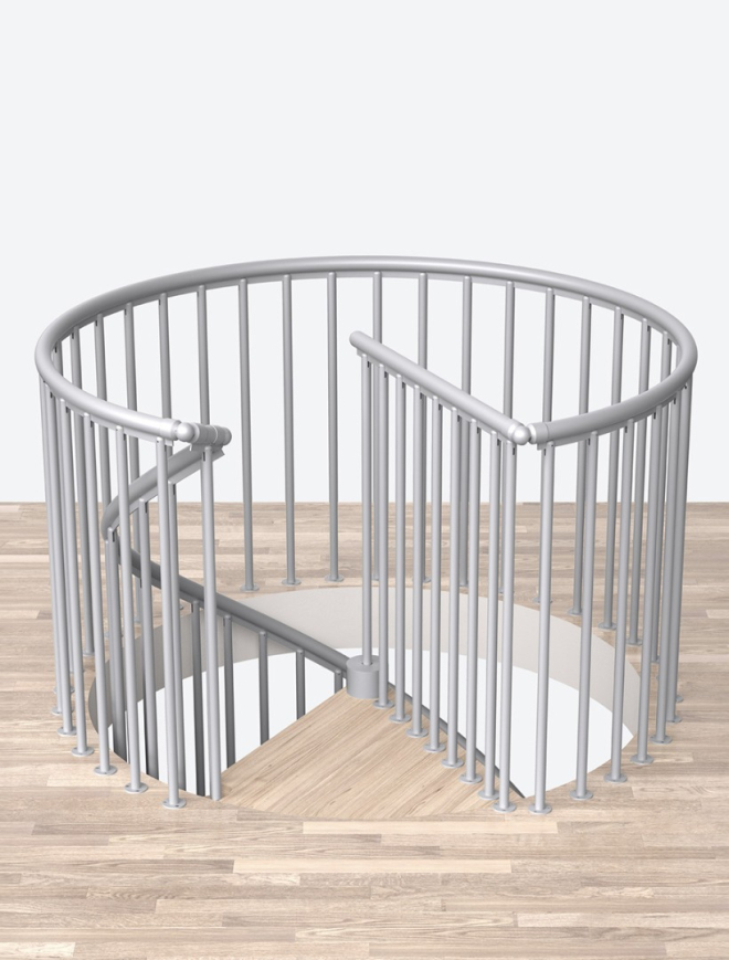 Landing banister spiral CLASSIC-ROUND