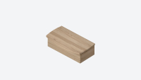 Bullnose step oak