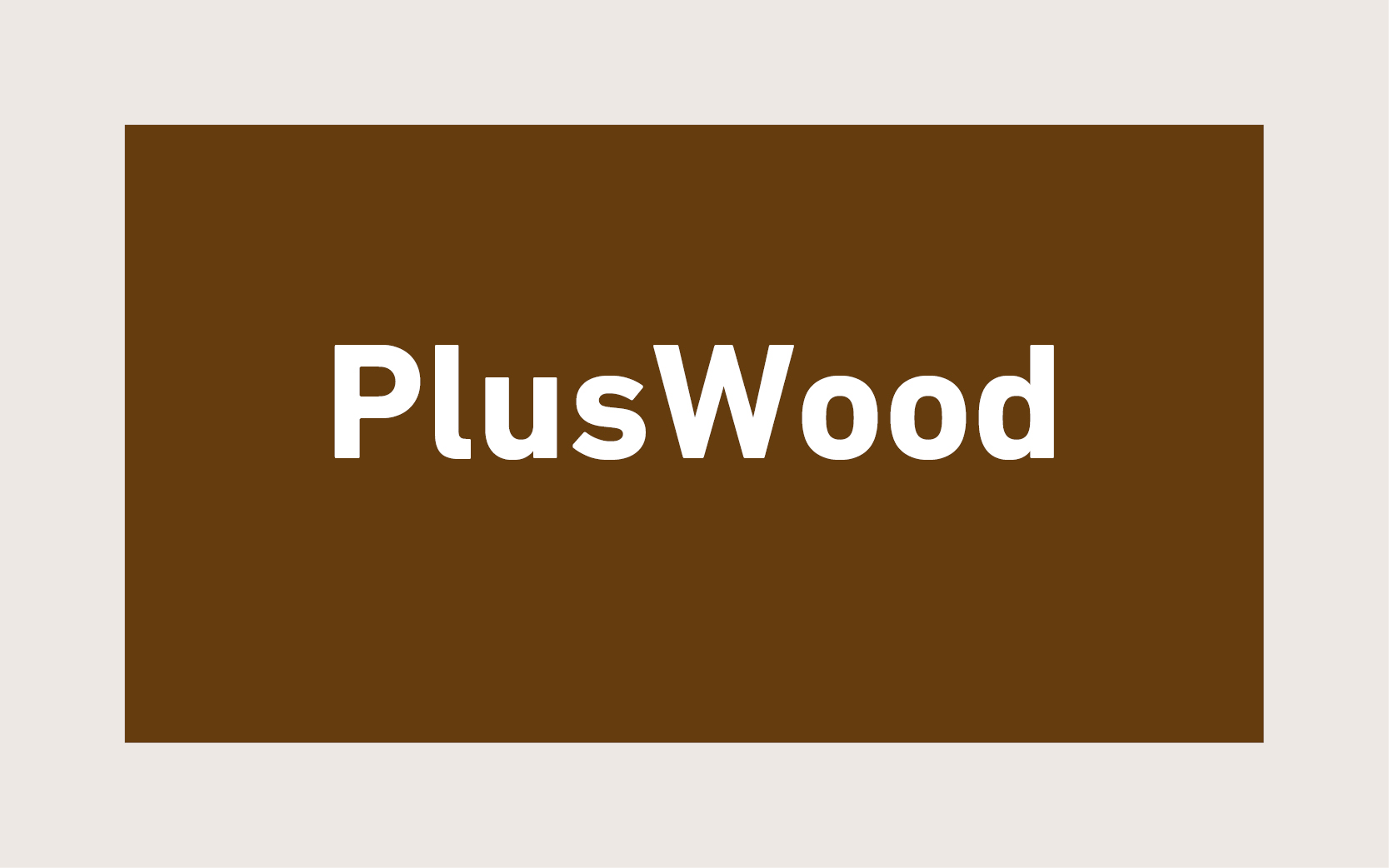 Plus Wood logo