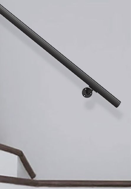 Wall handrail kit CLEAN Black