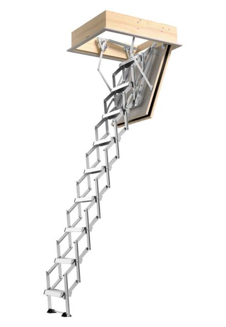 Fire-resistant loft ladder REI 60 vario