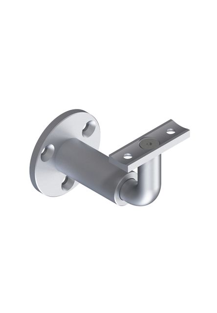 Wall bracket for handrail NEW RONDO – Silver anodized aluminium