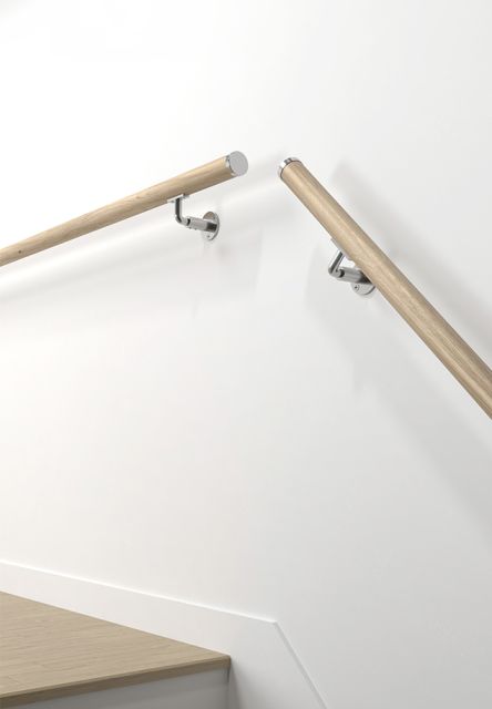 Handrail kit oak R15 & R35 | NEW RONDO alu brackets